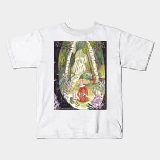 Kids Fairytale Folktale The forest of Lilacs Kids T-Shirt